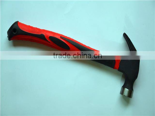 High Quality Claw Hammer (rubber &wooden handle) hand tools garden hammer