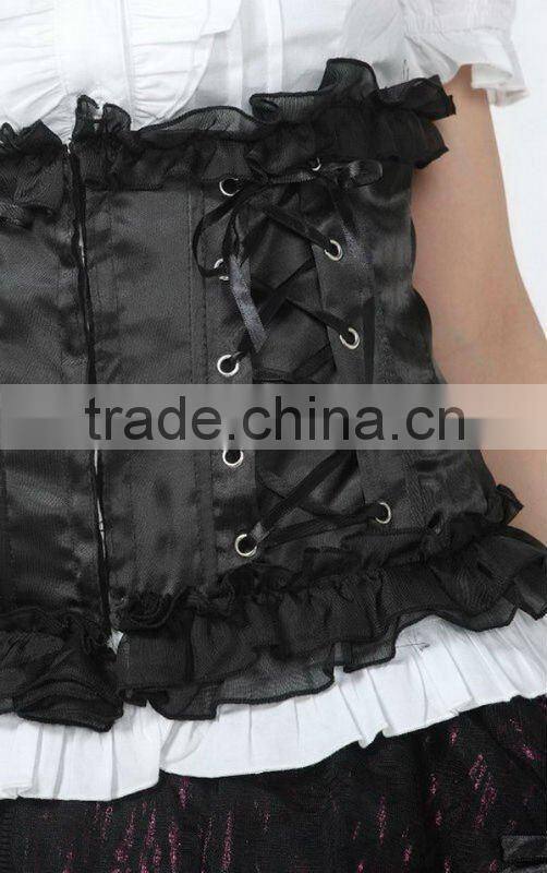 PUNK RAVE lolita black corset 61230