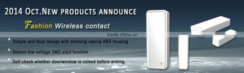 Simple and Nice design wireless door windown sensor with shinning casing.Self-check whether door/windown is colsed