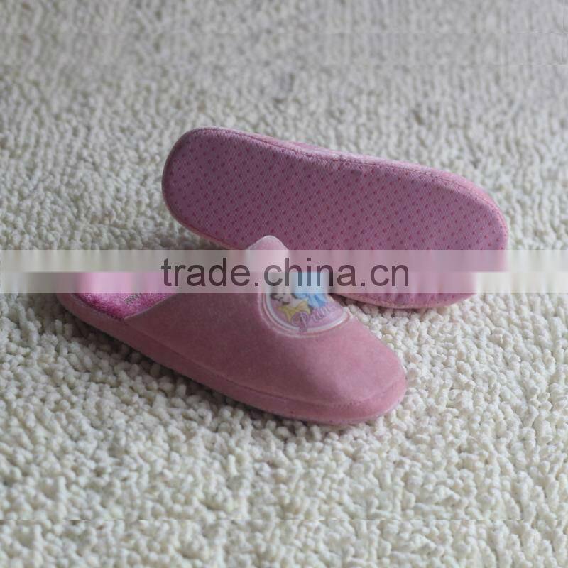 colorful cotton kids slippers
