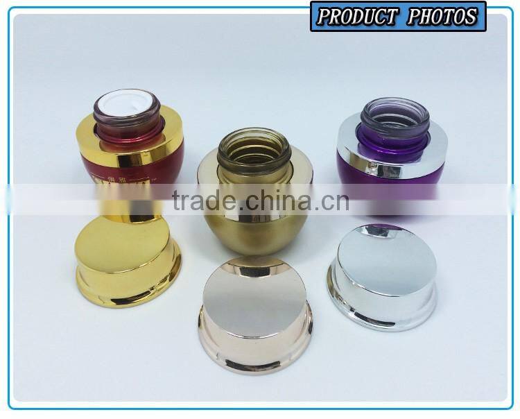30G coloured cosmetic glass jars