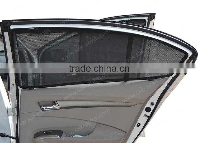 Front & Rear Car Window Shade, Retractable Car Sunshade, Car Magnetic Sunshade