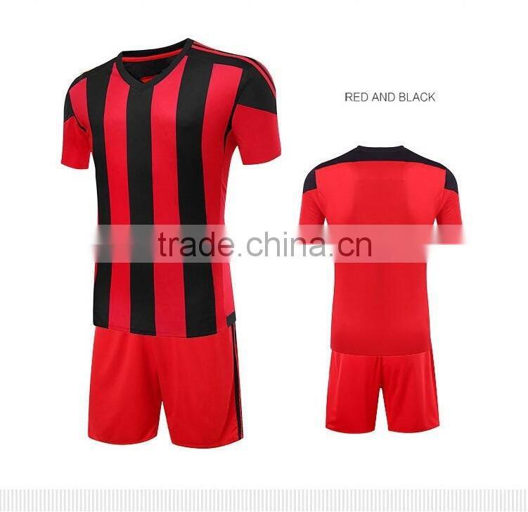 2016 fashion style professional club soccer uniforms wholesale