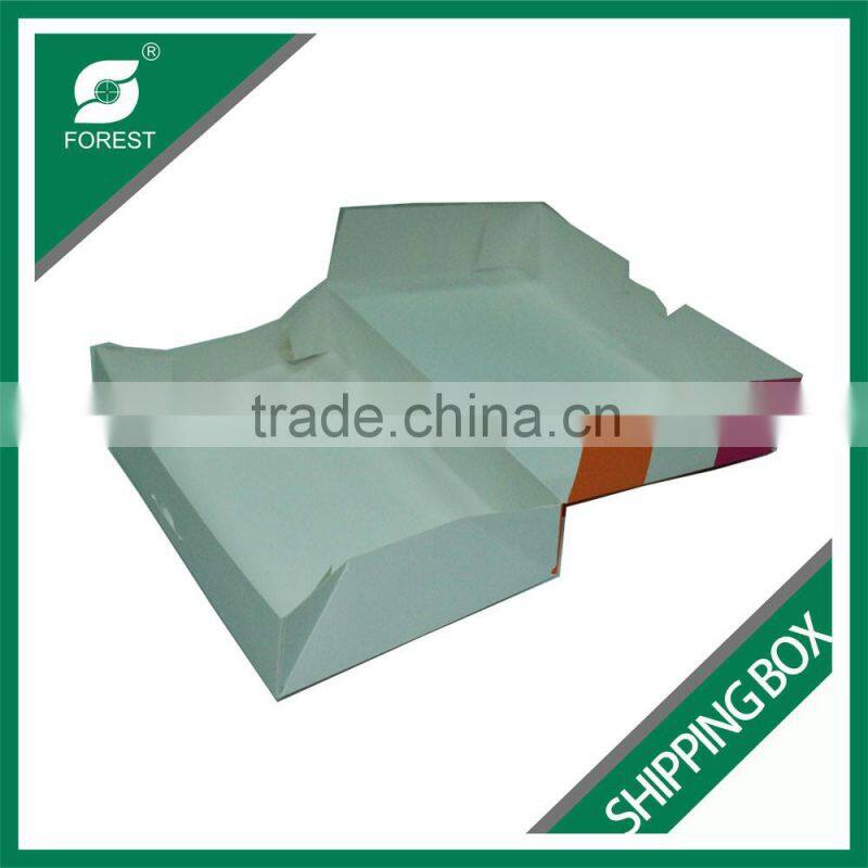 GLOSSY LAMINATION CARDBOARD COOKIES SHIPPING BOX FOLDED FOOD TAKE AWAY CARTONS PROMOTION