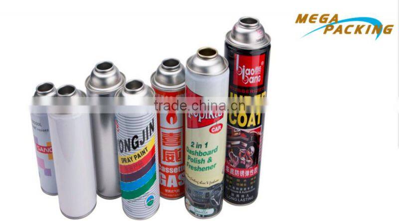 Wholesale good quality aerosol salon cans,hair spray tinplate cans