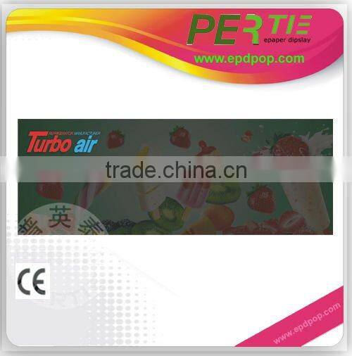 digital signage wall mount pop display rack epd screen epop e paper display circular display promotional cards