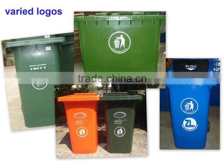 Cheap outdoor hdpe pedal plastic litter recycle dust bin