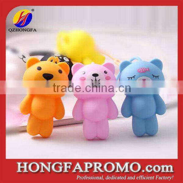 Cute Little Bear Dual Purpose Silicone Key Case