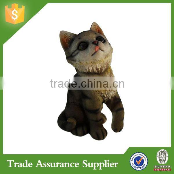 Chinese Cheap Item Resin Lucky Cat Sculpture/Cat 3 Movie