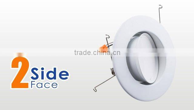 UL Energy Star approved 5 in. and 6 in. 2700k white led recessed trim rotatable downlight