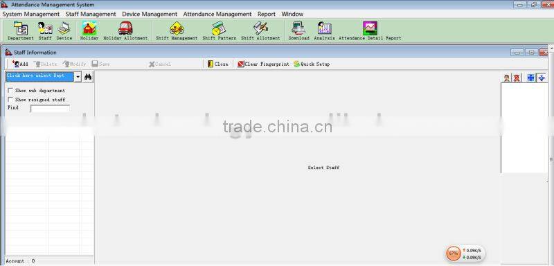 KO-KM8 Utility Time Attendance with Professional Access Control Function Terminal