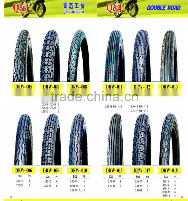 Factory supply high quality motorcycle tyre 80 / 90 - 14 with cheap price