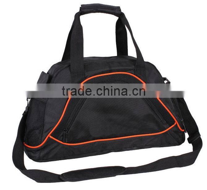 Fashion sports gym bag weekend travel bag with shoes compartment