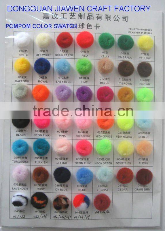 Value Pack Acrylic Pompoms craft pompoms,pompom for scarf ,pompom for party decoration