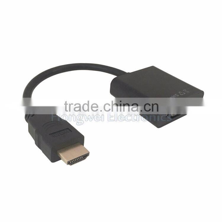 Full HD 1440P HDMl 1.4 to VGA extension adapter video converter for home theater