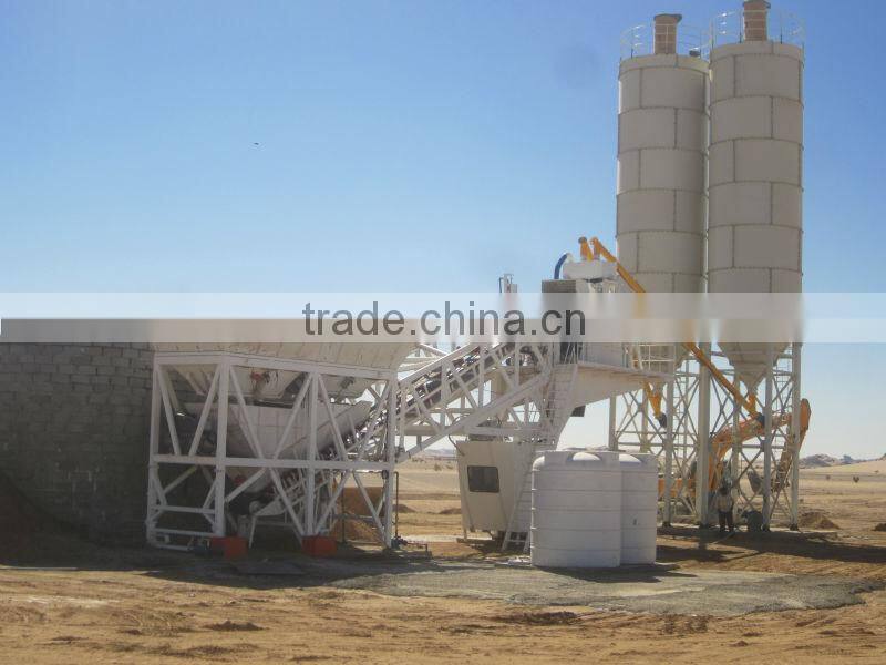 competitive price 35m3/h mini mobile concrete plant