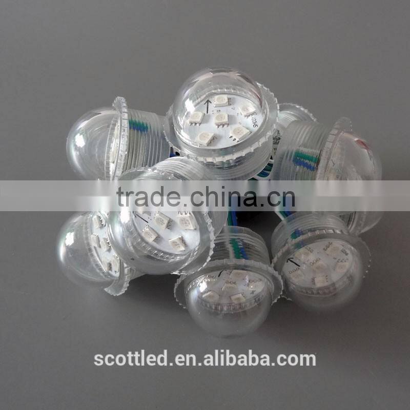 waterproof 35mm 6pcs digital addressable outdoor computer controlled led display pixel dot light