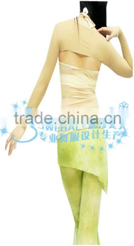 SWEGAL Hot sale belly dancing top sex LONG SLEEXE costume dance TOP wear SGBDB120012