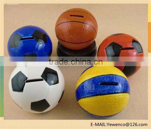 ceramic football bank