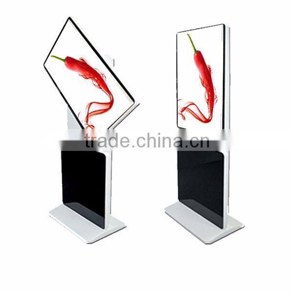 42 Inch Rotating advertising Kiosk Touch screen LCD Ad player