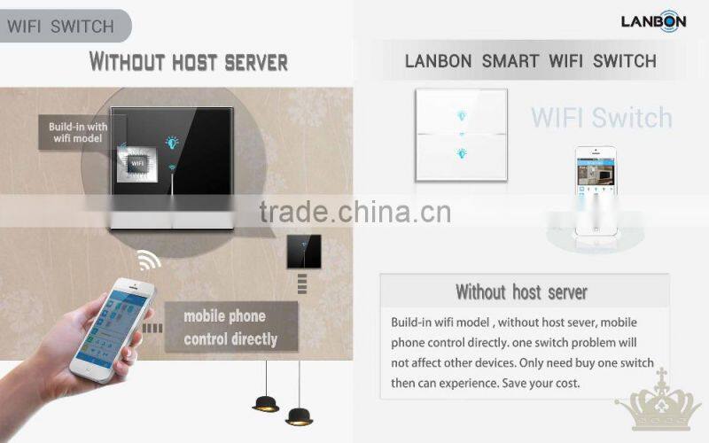 Wifi 2 gang light switch smart switch phone remote control smart home system