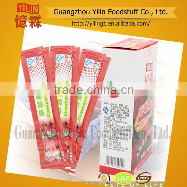 Chinese manufacture for 18g OEM Strawberry fruit Jam