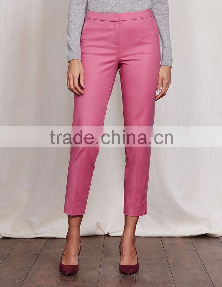 2016 New fashion casual women chino skinny 7/8 pants
