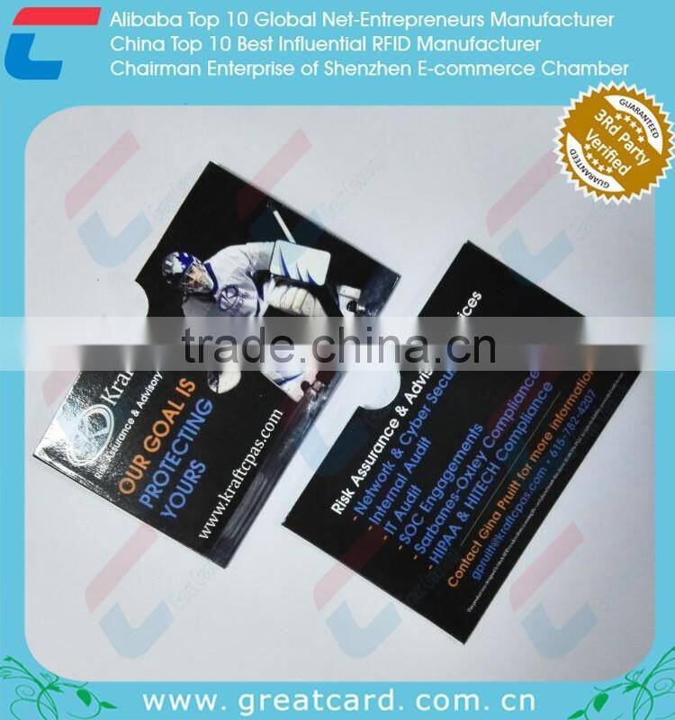 Full color printing passport holders & PVC plastic card with holders