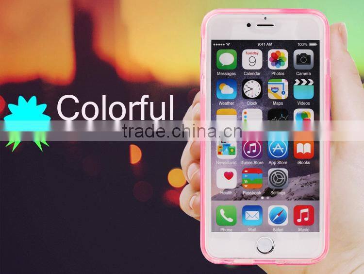 Hot-selling back cover phone case ultra-thin tpu phone cover case for iphone6 silicone mobile phone cover for iphone6 plus cases