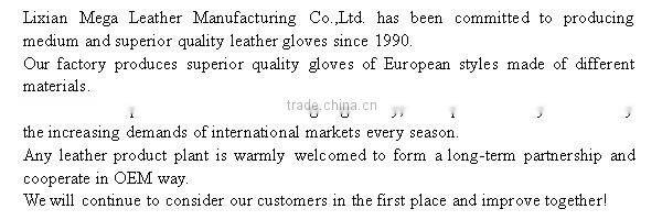 Ladies driving half finger leather gloves