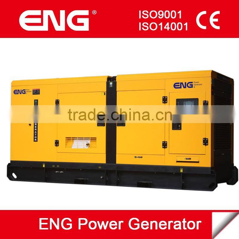 ENG 200kw genset silent canopy powered by Cummins engine