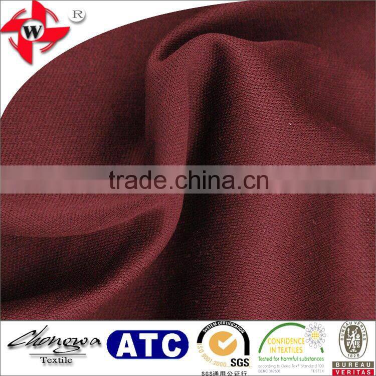 very cheap 100%polyester weft knit fabric embossed for laptop bag, handbag, suitcase surface, etc