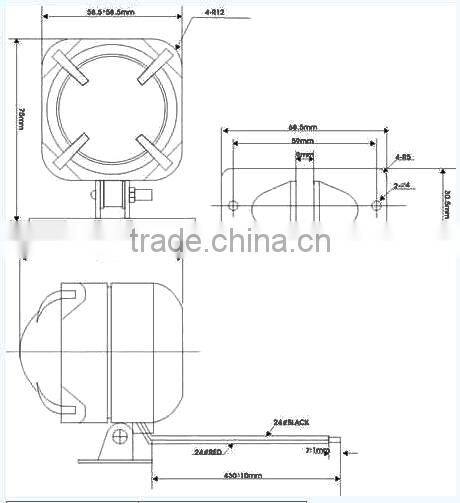 dealership Electronic auto siren horn alarm system emergency buzzer alarm speaker personal alarm