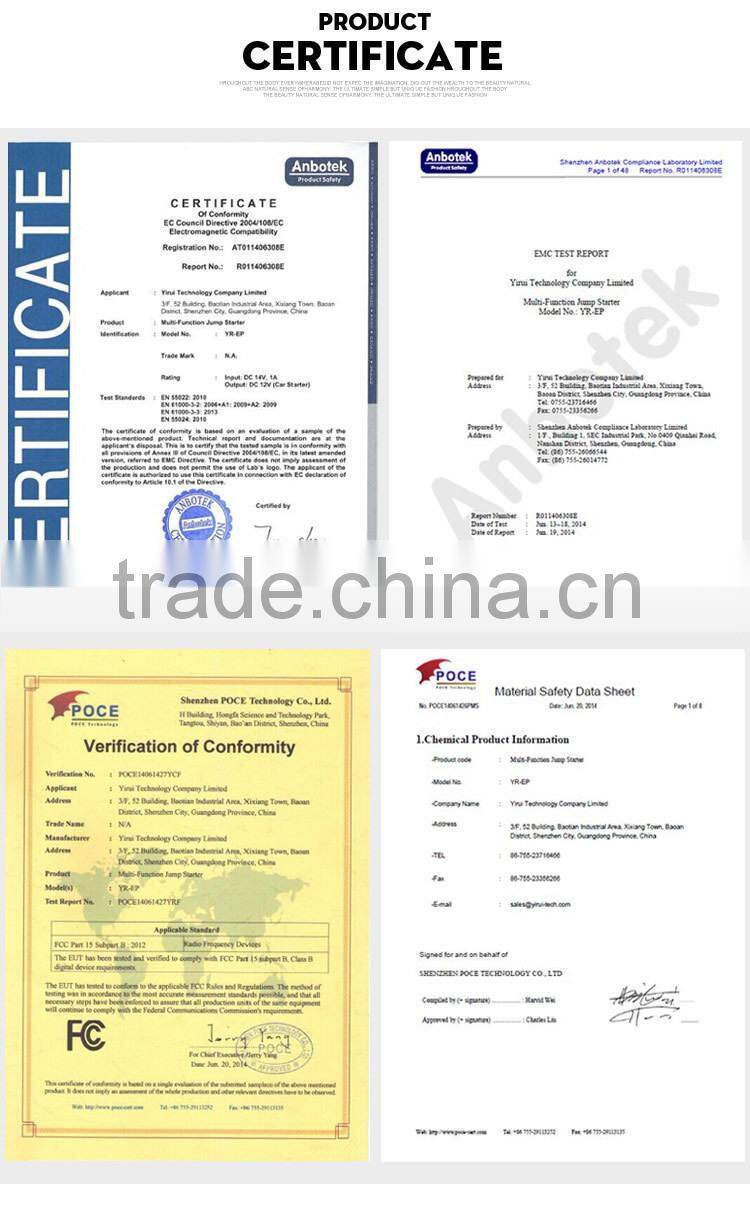 Jump Starter Power Source for 95% Digital Device 12 Volt Cylinder Power Bank