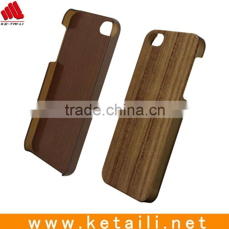 Wood design for iphone 5 plastic case