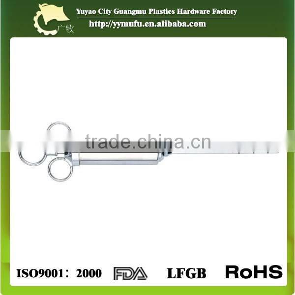 Full stainless steel solids flavor injector