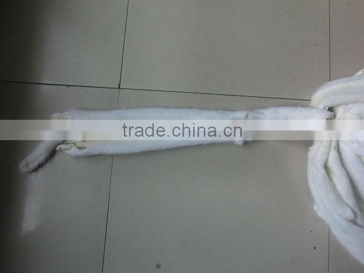 Factory Wholesale Cheap Price Natural White 100% Real Mink Skin