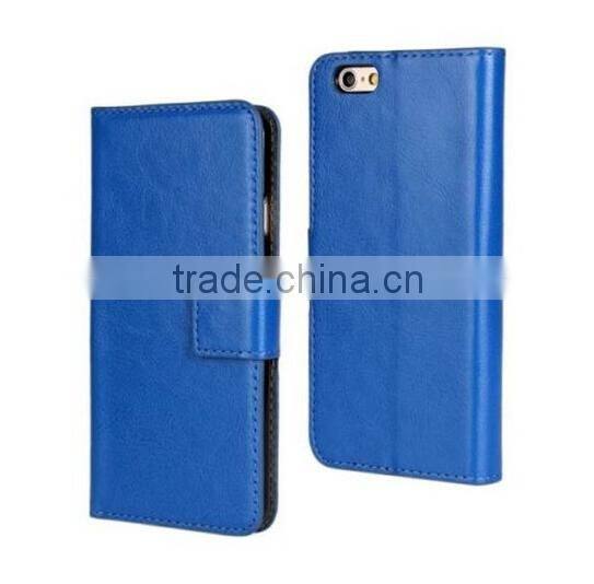 Luxury Magnetic Crazy Horse pattern Leather Wallet Case For iphone 6 4.7"/For iphone Plus/For iphone 5 5S 4 4S