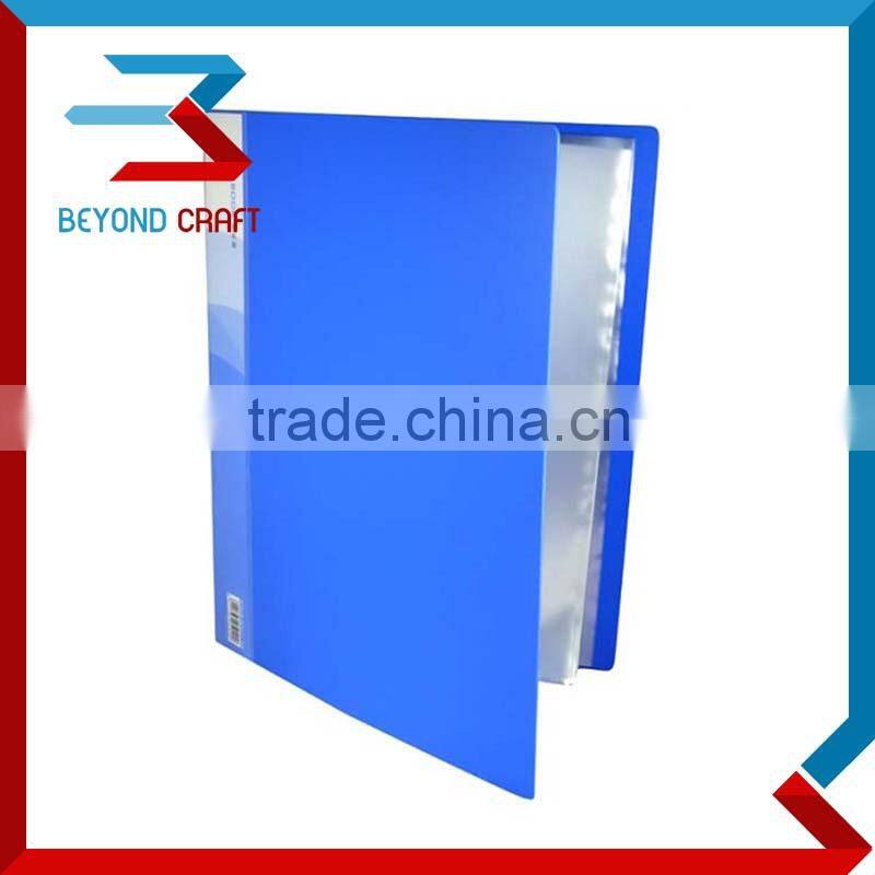 Good quality A4 PP clear display book display folder logo print