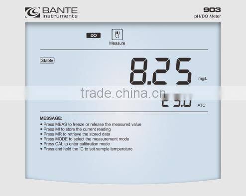 Bante903 Benchtop Multi-parameter Water Quality Meter | pH/Dissolved Oxygen Meter