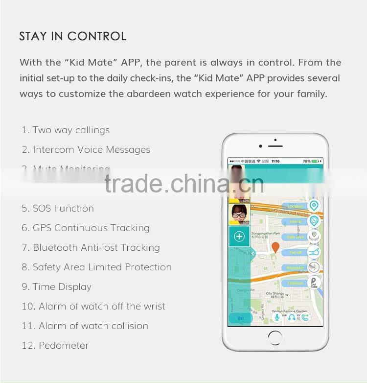 bluetooth locator anti gps tracker device bracelet watch for kids and can make friends via Bluetooth