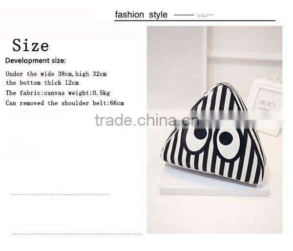 Big Eye Strips Backpack Bag Emoji Promotion
