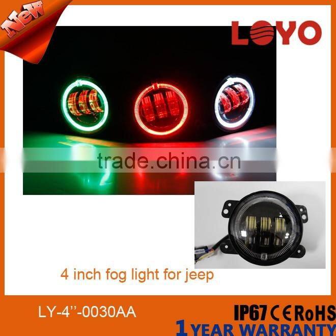 Devil eye 4" 30W fog light with angel eyes special for jeep