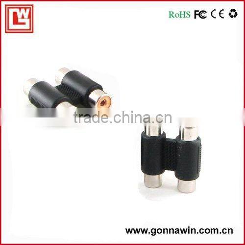 rca double jack/2RCA to 2RCA Connector/RCA Adapter/RCA Connector