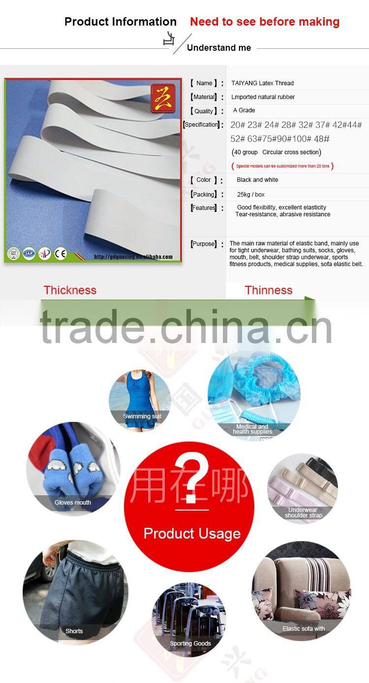 Updated Cheapest Durable 48# Rubber Elastic Band For Swimsuit