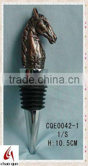 2013 new product head of the horse statue bottle stopper