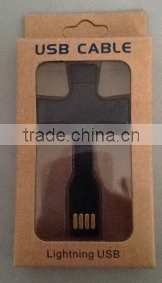 Best Selling Promotional Gift ABS Multi 2 in 1 USB Data Cable 7cm Short Keychain USB Cable Charger