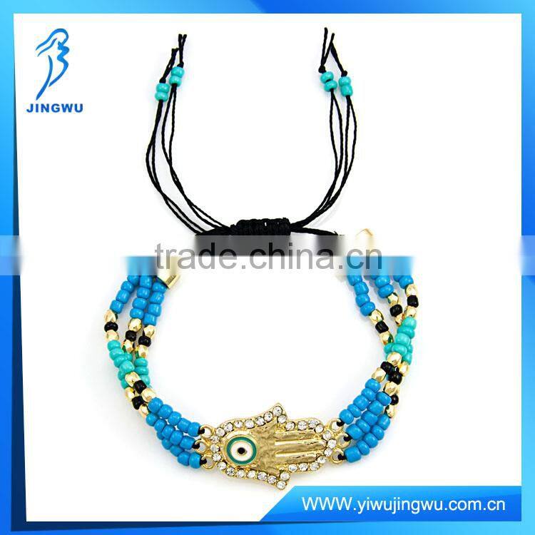 Most Popular Hot Sell Cubic Zirconia Evil Eye Bead Bracelet