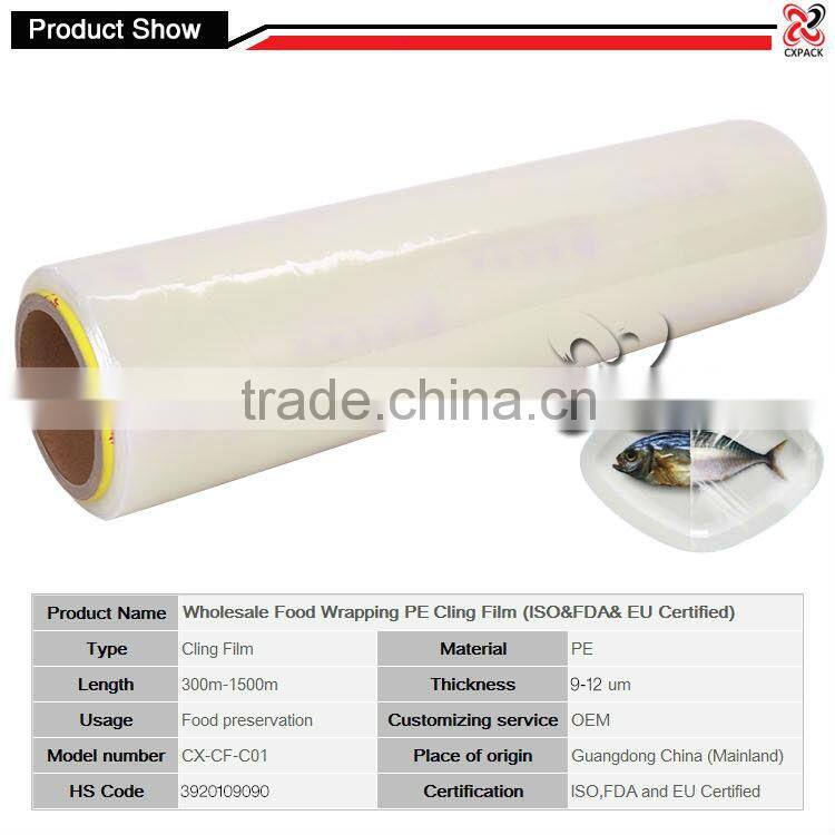 PE Cling film for food wrapping fruits and vegetables
