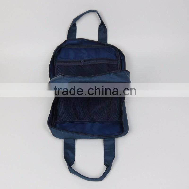 Deluxe 600D Personal Travel Custom Foldable Toiletry Bag